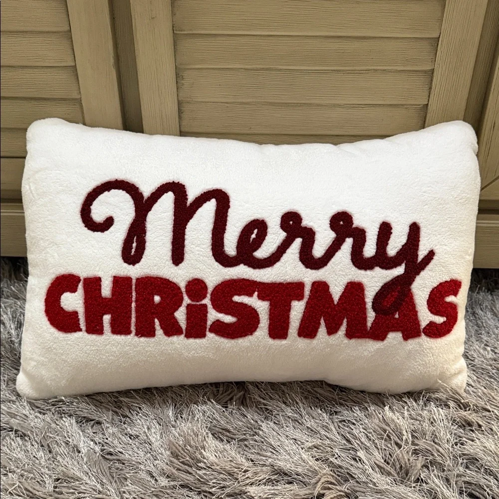 Target Holiday Pillow - Red and White